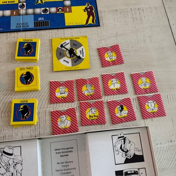 Vintage 1990 University Games The Dick Tracy Game - Picture 4 of 11